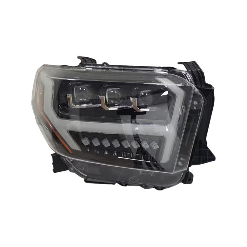 LED Projector Headlight Assembly with Flowing Turn Signals for 2014-2020 Toyota Tundra