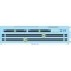 GWA 22-Class Locomotive Decals - HO (1/87) N (1/160) - Railway & Train Decals