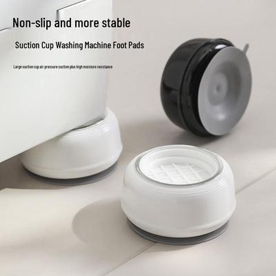 Universal Round Washing Machine Base with Anti-Slip and Anti-Vibration Foot Pads
