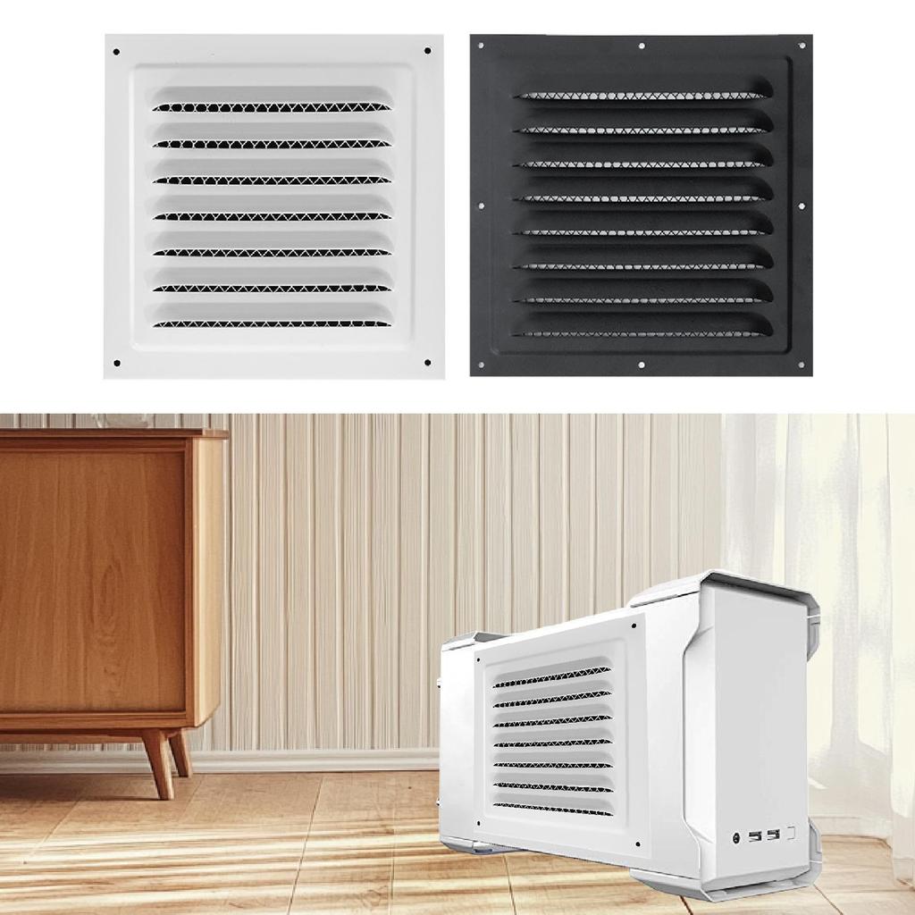 Air Vent Louver Cover Air Return Grill Built Guard Screen Ventilation Grille for Van Motorhome Household Ceiling Sidewall