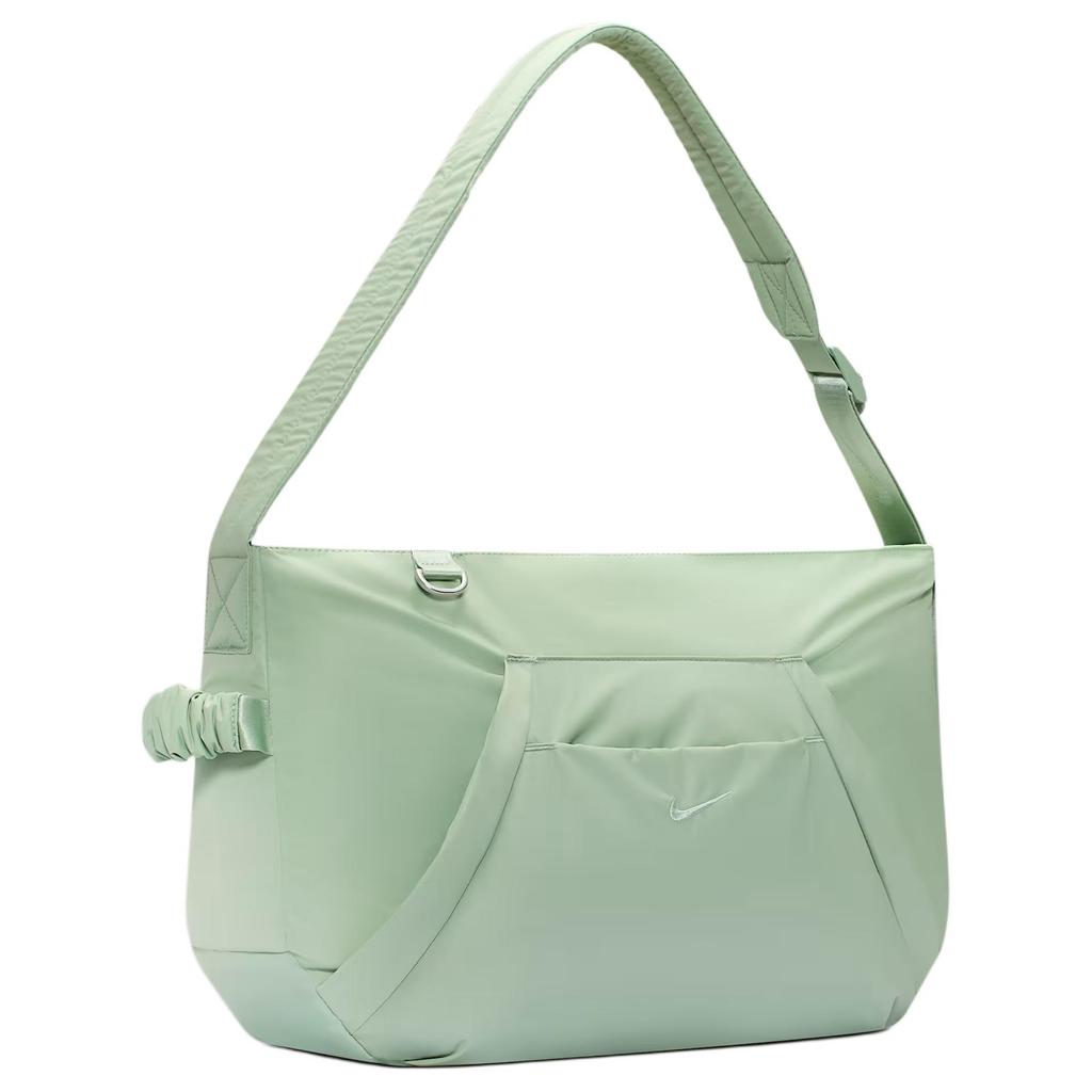 Nike Zipper Closure Fabric Tote Bag Unisex Tote Bags Gray Green HV1193-008