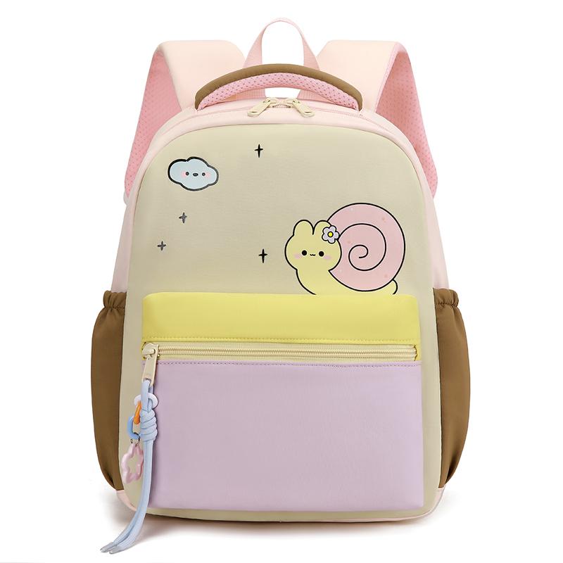 Children's Schoolbag Contrast Kindergarten Backpack Lightweight Backpack for Boys and Girls