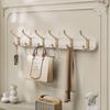 No-Punch Bamboo Wall Coat Rack