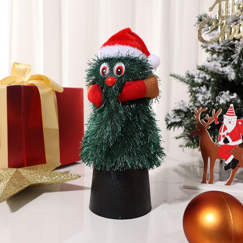 Rotating Musical Christmas Tree Figurine - Electric Festive Decoration and Gift