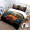 Spain Map Nightlight Design Bedding Duvet Cover Set Duvet Cover Pillowcases Home Decor (1 * Duvet Cover 2 * Pillowcases, without duvet insert)