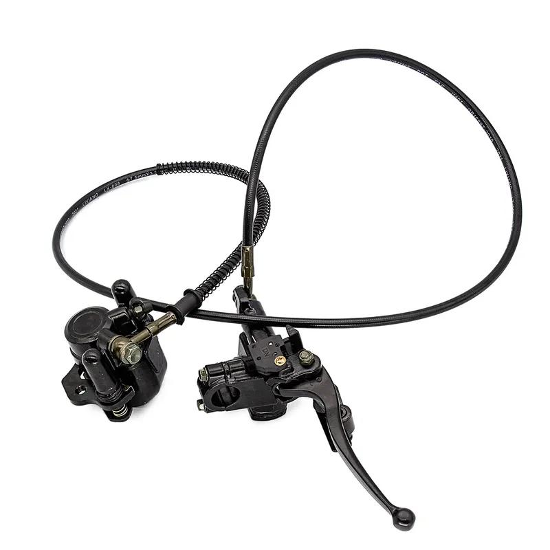 Linker hinterer Lenker 150cm Hebel Hydraulische Scheibenbremse 158mm Passend für ATV Elektro-Quad Go-Kart Buggy Roller Teile