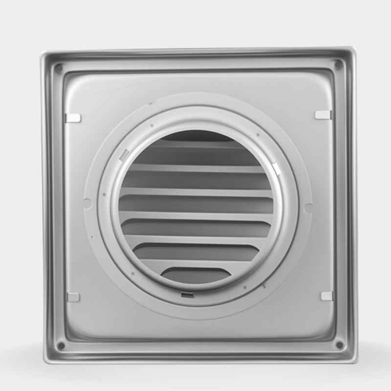 Nerezová mřížka větracího otvoru Čtvercový výstup vzduchu Potrubí Větrání Odvětrávací mřížka Mřížka Kryt potrubí Snadné použití