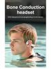 Cross-border X7 Bone Conduction Bluetooth Headphones: Painless In-Ear for Long-Wear, Open-Ear Sports, Running, and Swimming.