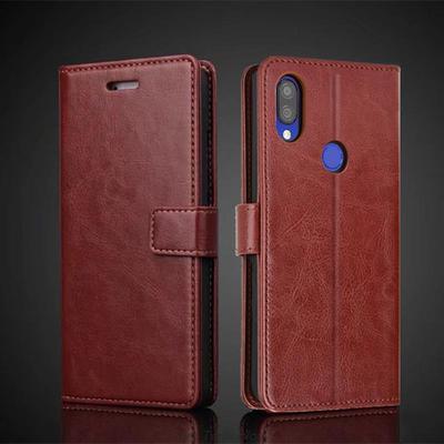 Copertura Portacarte Custodia in Pelle per Xiaomi Redmi 7 Redmi7 Copertura a Libro in Pelle PU Retro Portafoglio Custodia per Telefono Business Fundas Coque