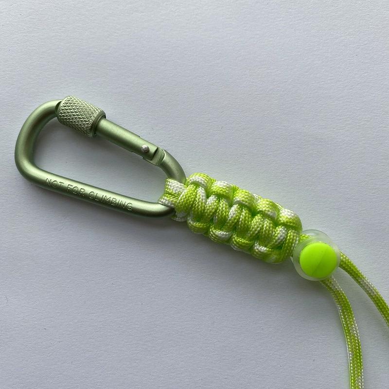 Umbrella rope woven water bottle buckle metal hook portable beverage lanyard mountaineering backpack key lock fast pendant edc