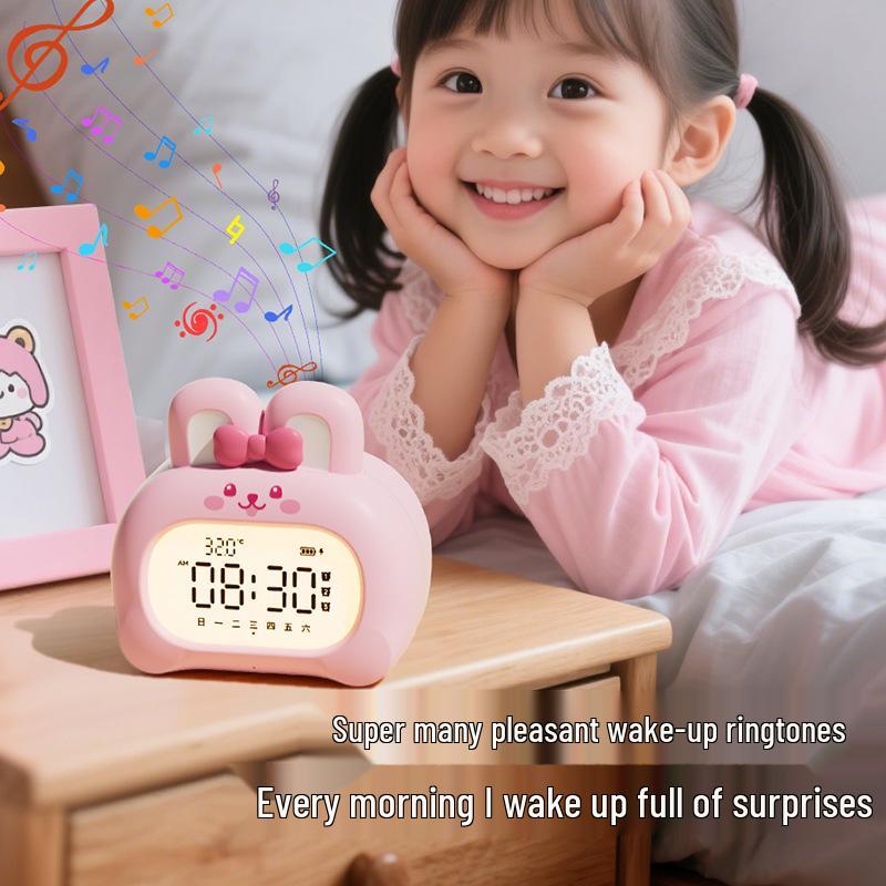 Smart Alarm Clock 2026: Rechargeable Voice-Activated Wake-Up Tool for Students