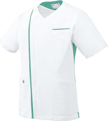 Mizuno Medical Scrub Jacket for Men [Easy Care/Highly Breathable/Anti-See-Through/Anti-Static] 5 Colors, Sizes SS-5L, for Caregiving, Medical, Rehabil