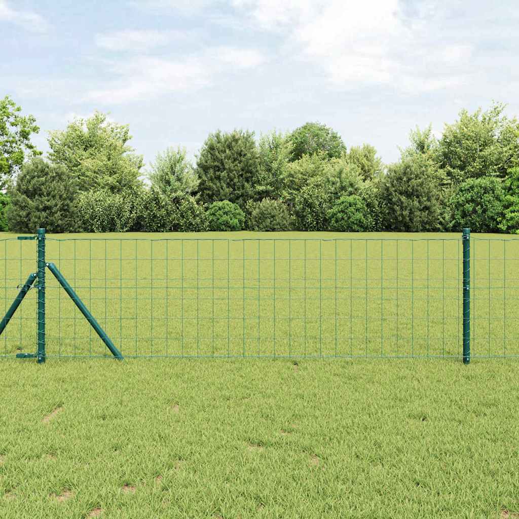 Euro Fence Green 0.8 X 10 M PVC Coated Iron