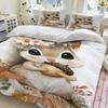 Cute Squirrel Bedding Set Soft Polyester Duvet Cover Set Quilt Cover With Pillowcase For Bedroom Decor Birthday Gift For Girls