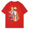 2026 New Dragon Ball Vintage Master Roshi Printed Short Sleeve T-shirt Men's and Women's T-shirt Men's Tops Sports T-shirt Y2K