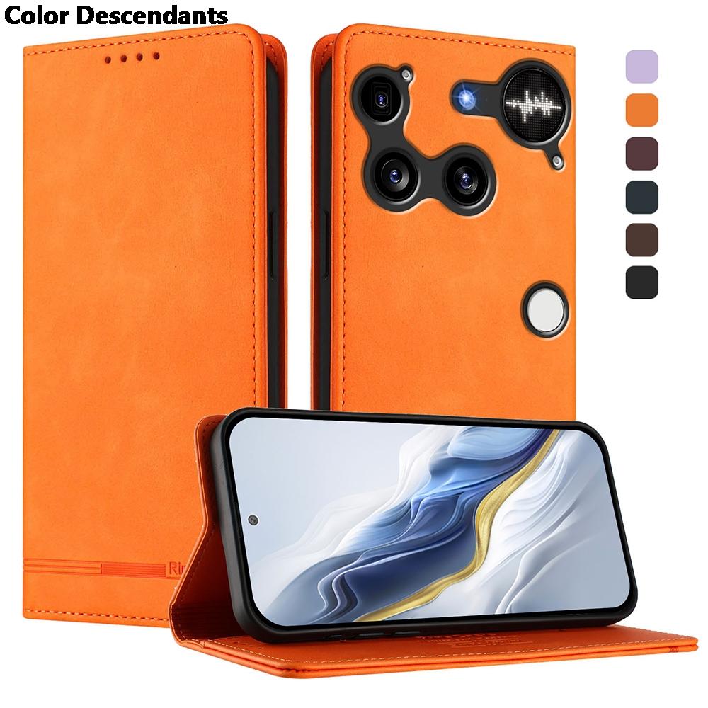 Magnetic Book Case For Nothing CMF Phone 1 2 Pro 2A 3A 3 RFID Anti-Theft Leather Phone Cover Card Holder Cases coque funda