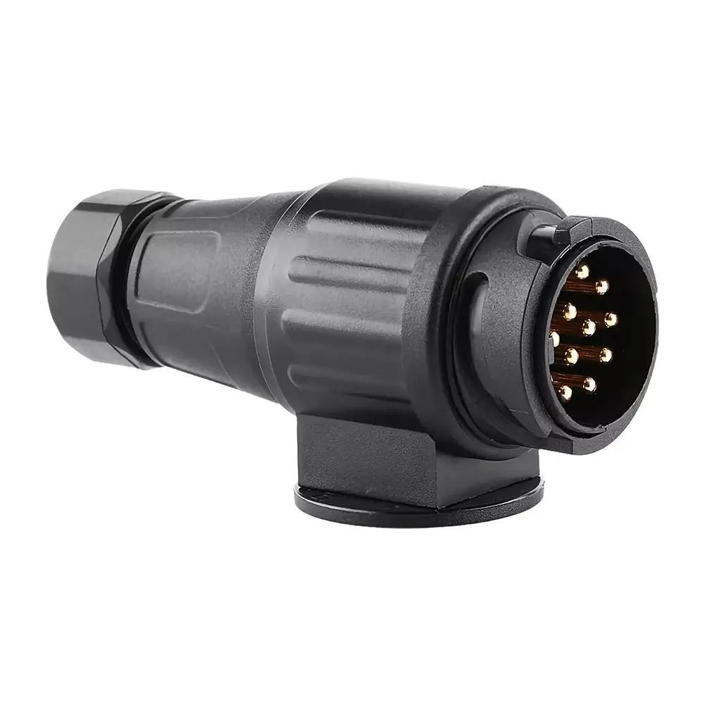 

13-pin Trailer Plug Waterproof 12V Trailer European Standard Trailer Plug 13 Pole Electrical Connector For Car Truck RV V1V7