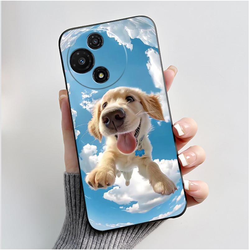 Soft Silicone Black Casing For TCL 60R 5G/60 5G Anti-scratch Cover For TCL 60 SE Nxtpaper T521K Penguins Design Shell