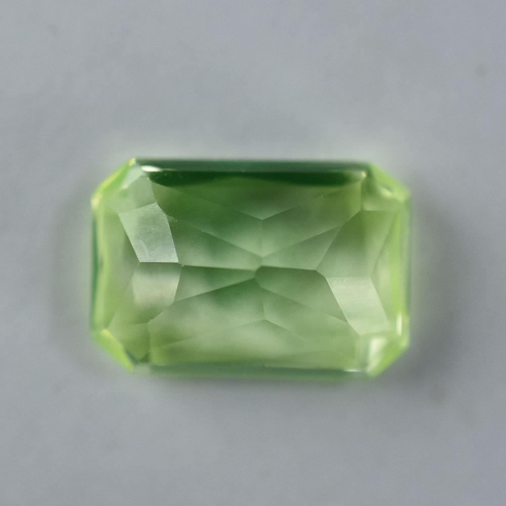 Natural Bluish Green Grandidierite Loose Gemstone 7.85 Ct Emerald Cut for Jewelry Making and Crafts