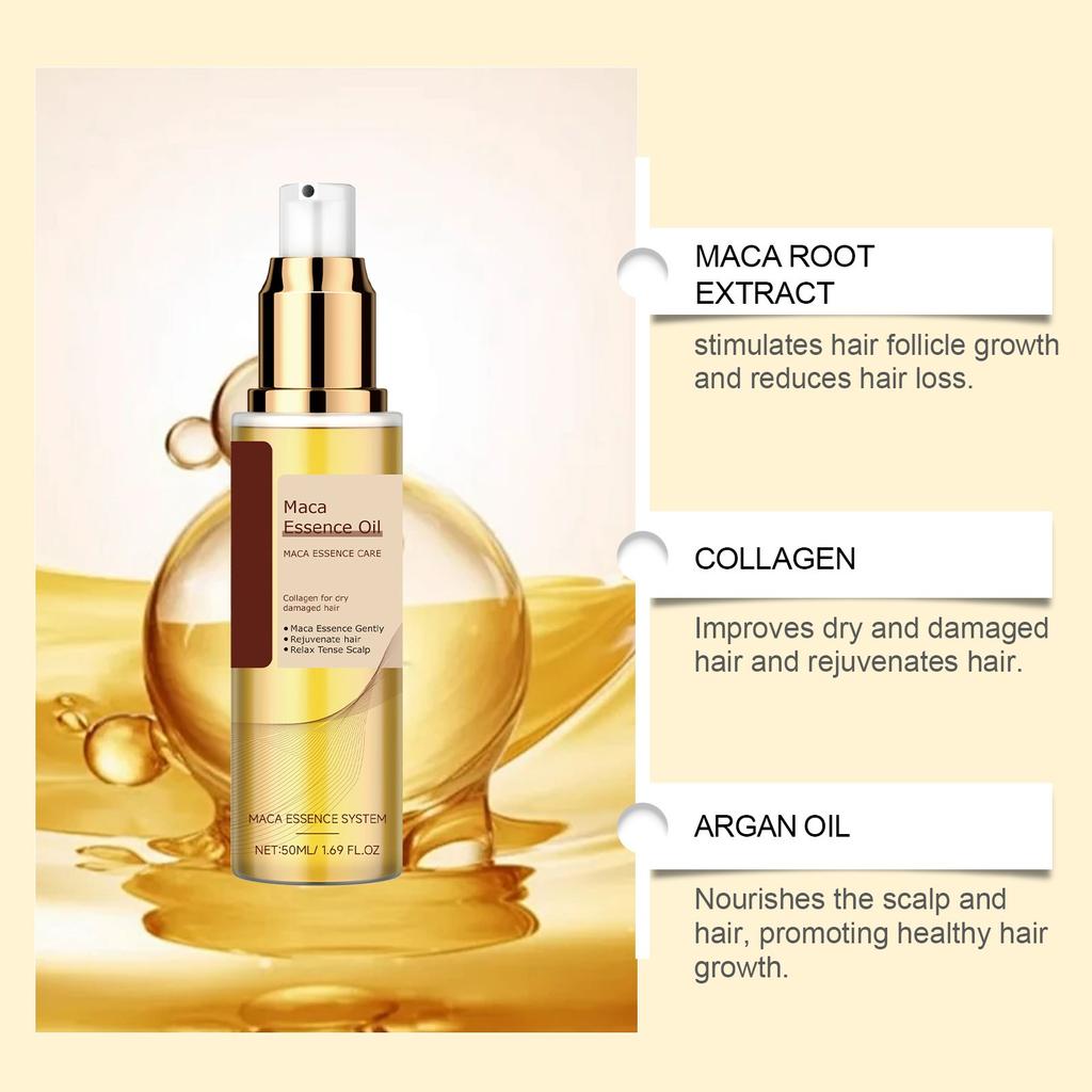 Reguliert das Haargleichgewicht und fördert das Wachstum der Kopfhaut. Ätherisches Öl aktiviert die Haarfollikel, um trockenes und geschädigtes Haar zu verbessern. 50 ml