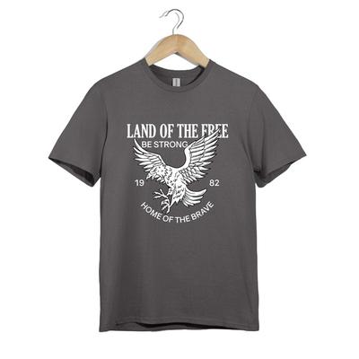 Patriotisches Adler T-Shirt Unisex Land der Freien Heimat der Mutigen Grafik Geschenk