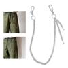 Retro Punk Style Waist Chain Fishbone Design Body Jewelry 78cm Length Metal Texture Suitable for Daily Wear and Concerts