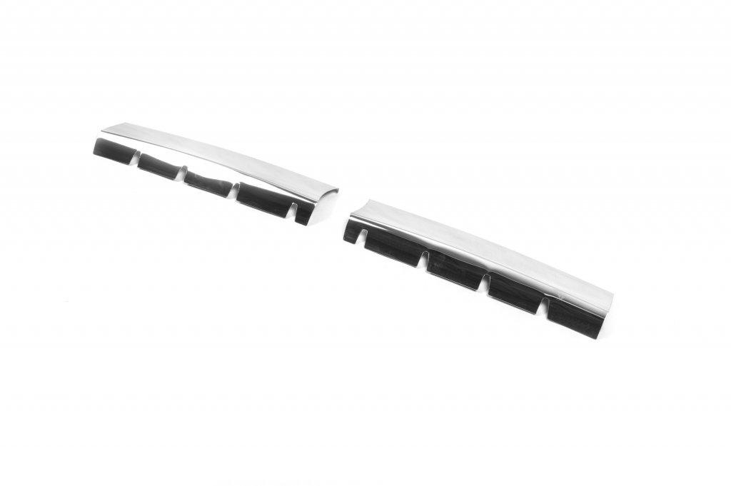 

Накладки на решетку радиатора (2 част., нерж.) Carmos - Турецкая сталь для Fiat Doblo I 2005-2010 гг