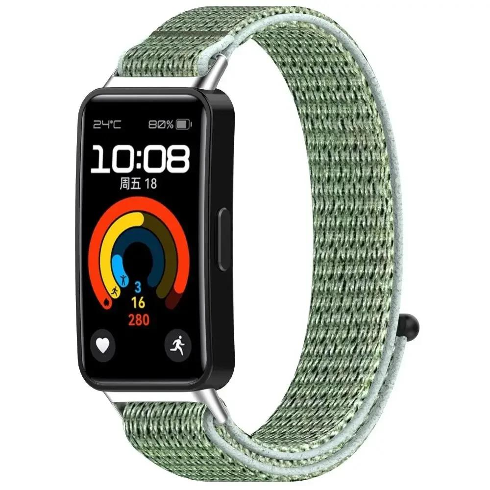 Soft Nylon Nylon Loop Strap Adjustable Wristband Bracelet Replacement Accessories Watchband for Band 9/8