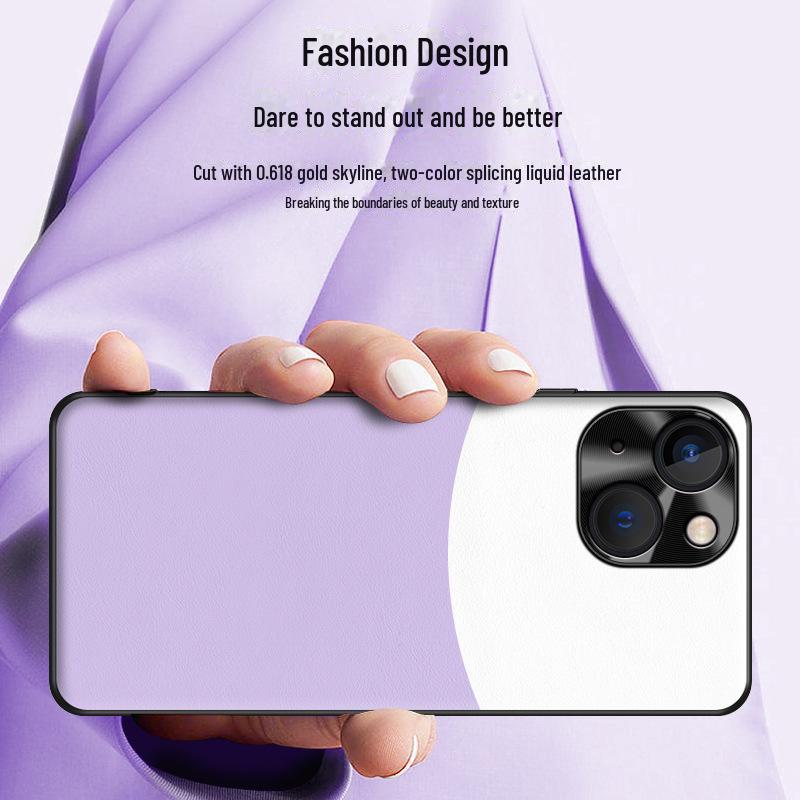 """Apple 15 Plus Flüssiglederhülle""": Fallschutz-/Schmutzabweisende Schutzhülle"