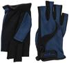 PuroMonte UV Protection Fingerless Trekking Gloves, Navy, GB058U NV M
