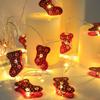 Elk Deer Christmas Light String Santa Claus Christmas Decor Lamp  Bar