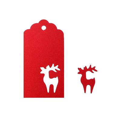 Étiquette Suspendue Vintage en Papier Cadeau de Noël avec Ficelle Carte de Noël pour Loisirs Créatifs DIY