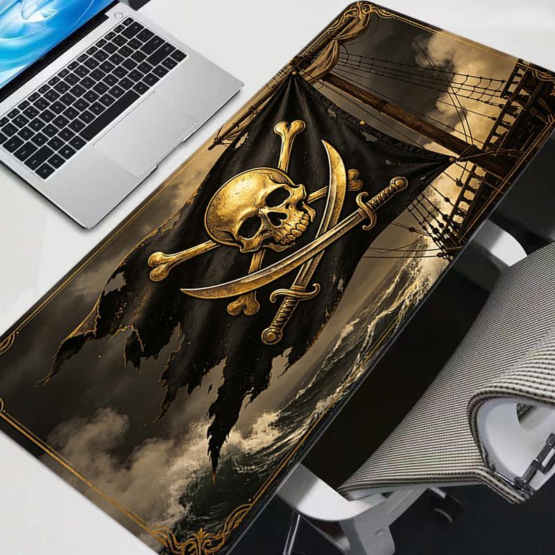 Mauspad Retro Schatzkarte Erweitertes Mauspad Teppich Gamer PC Computer Tastatur Schreibtischmatte Heiße Gaming-Zubehörteile Großes Mauspads