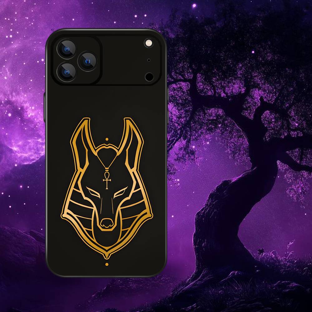 

Ancient Egypt Ar Phone Case For iPhone 17,16,15,14,13,12,Pro,Max,Plus,E,SE4,Air,Mini Black Soft Box iPhone11