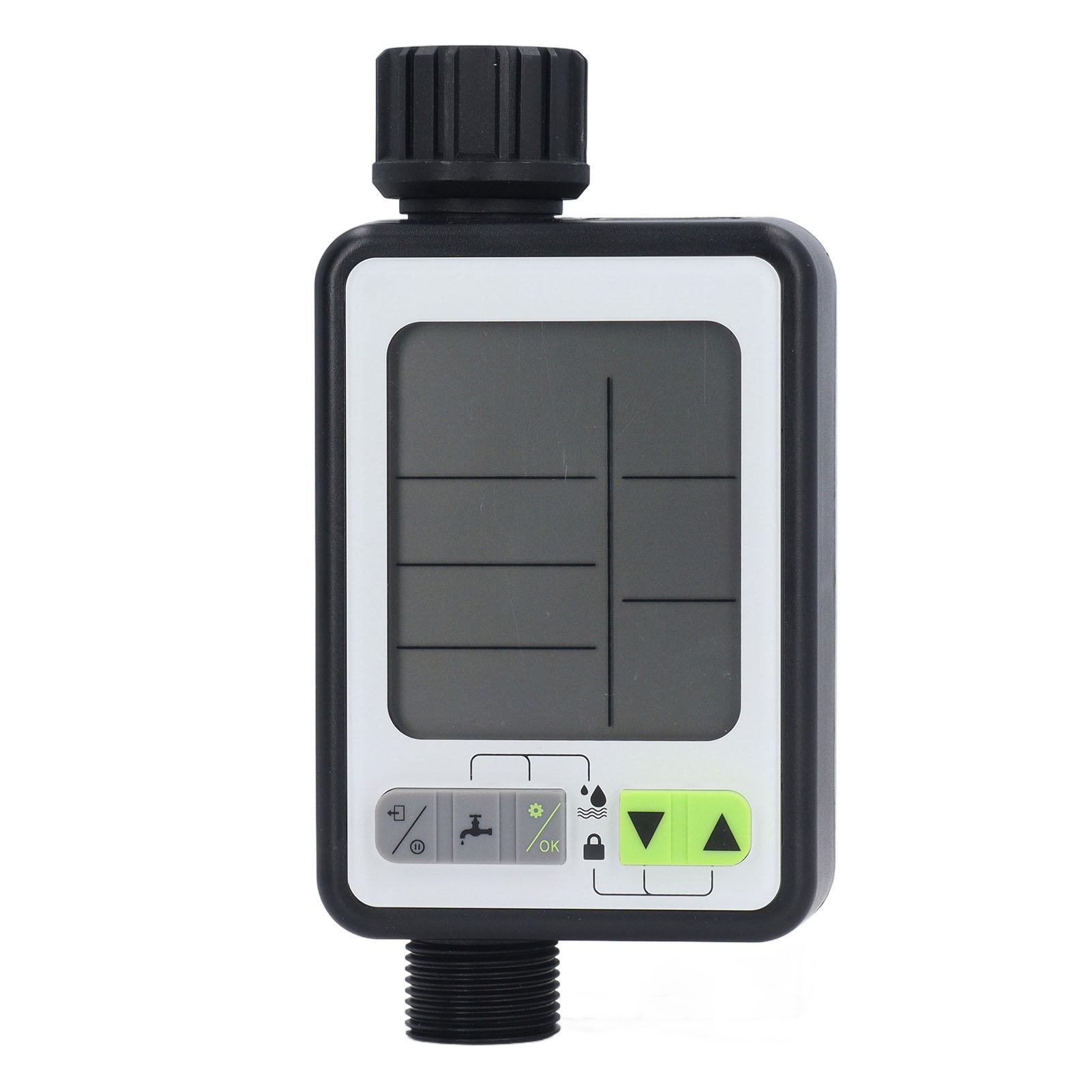 

Цифровой таймер для полива шланга с экраном 3,2 дюйма, датчик дождя, 3 интеллектуальных режима, цифровой