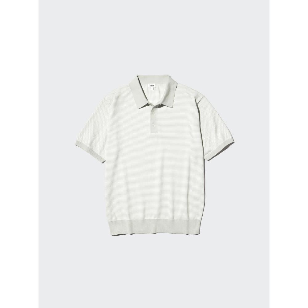 Uniqlo Japan Washable Knit Polo Sweater