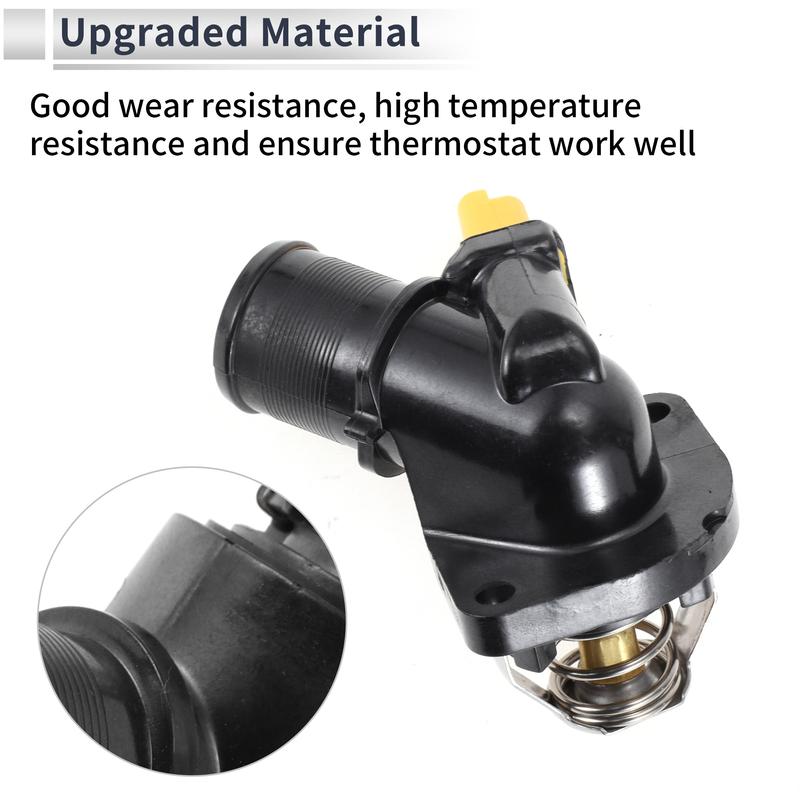 X Autohaux Engine Coolant Thermostat Housing Assembly for Peugeot 1007 2005-2017