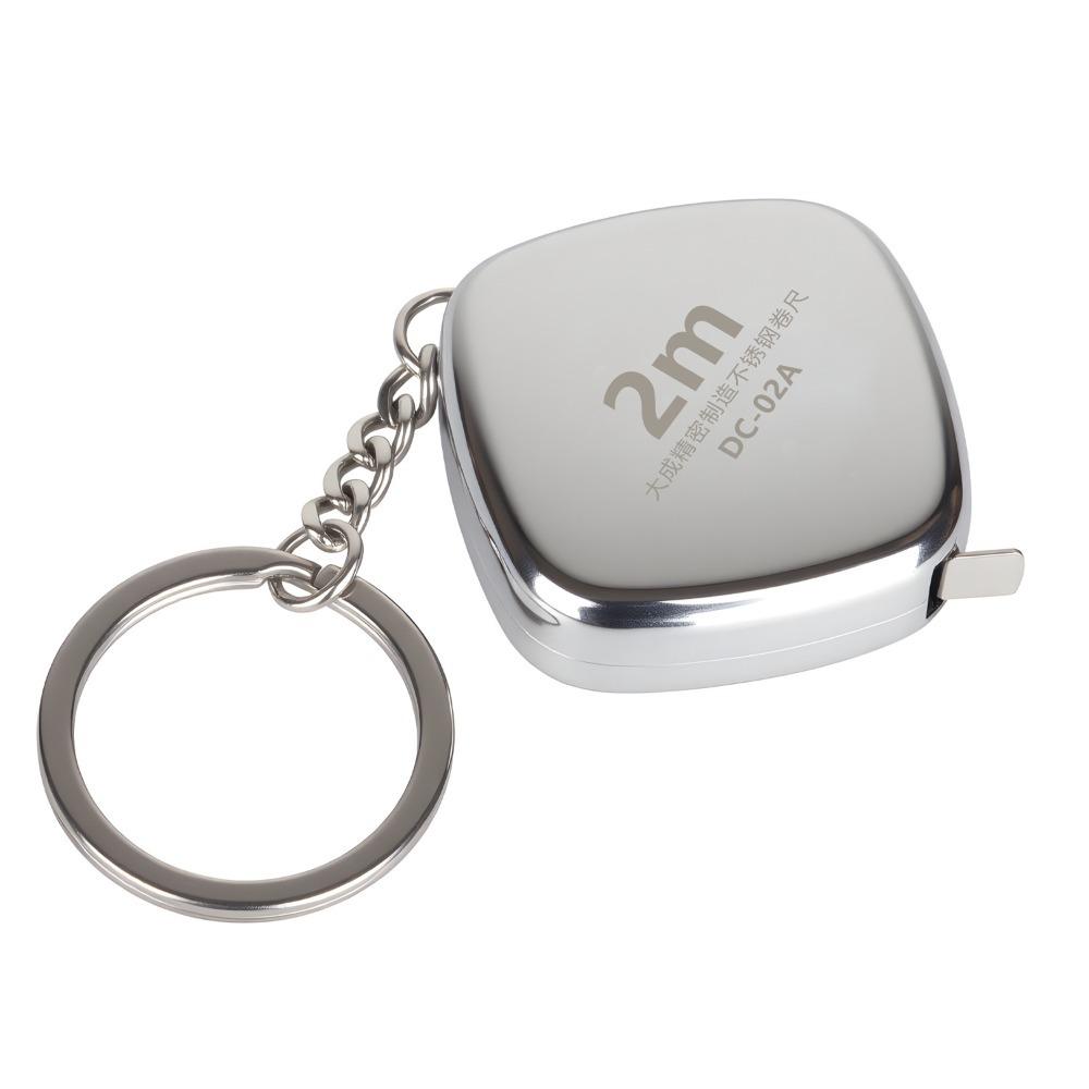Stainless Steel Mini Tape Measure Retractable Pocket Tape Measure Key Ring Tape Measure Carpenter
