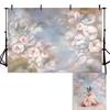 Newborn Floral Backdrop for Photography Children Baby Birthday Portrait Abstract Flower Photo Background Little Girls Photocall