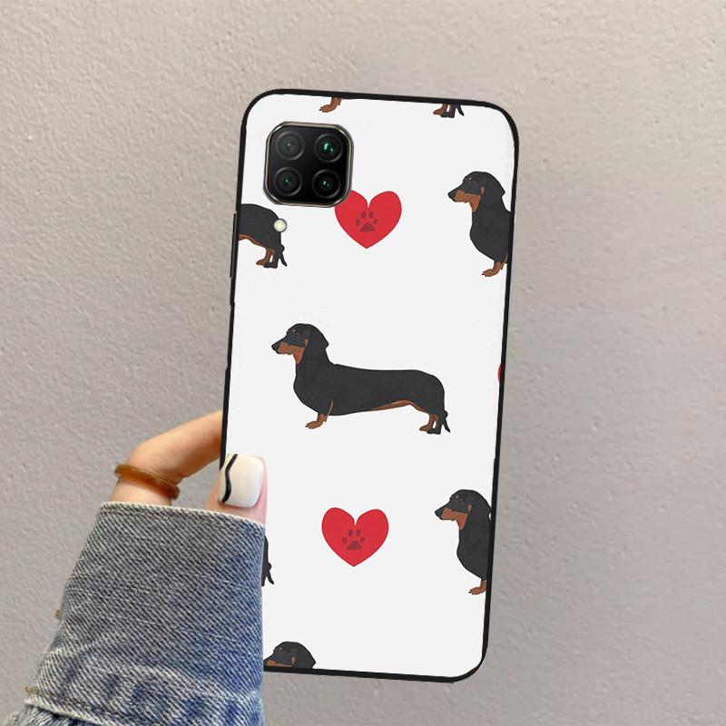 Dachshund Dog For Huawei Nova 12s 12i 11i 8i 7i Y73 Y70 Y90 Y60 Y72 Y61 Y91 9 10 SE P30 Pro P40 Lite Case