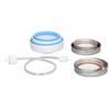 Mason Jar Vacuum Sealer Kit Jar Vacuum Sealing Accessory with Hose Lid Manual Portable Vacuum Pump
