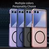 For Samsung Galaxy Z Flip7 5G Magnetic Case Skin-Touch Matte Hard PC Phone Cover
