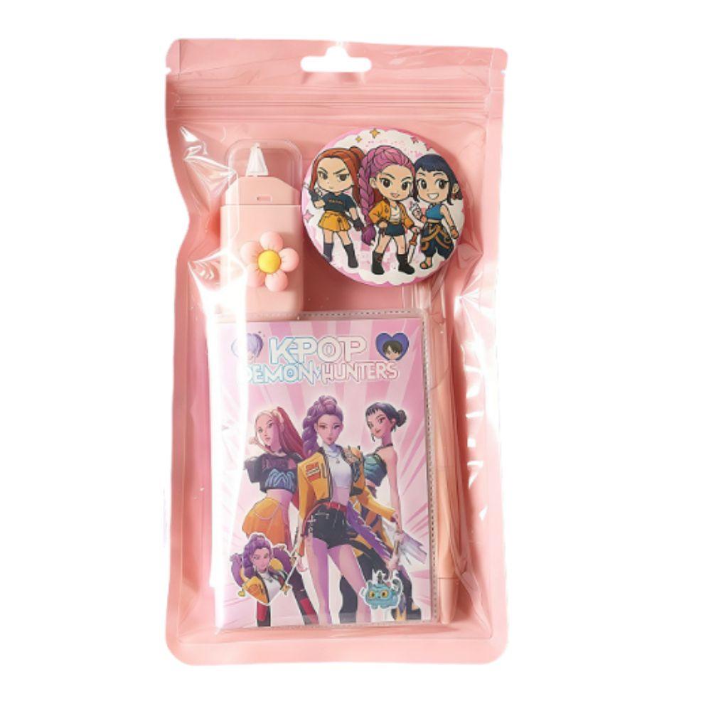 K-pop demon hunters Stationery Set for Elementary Students – Practical Learning Supplies Educational Rewards Gift Accessories