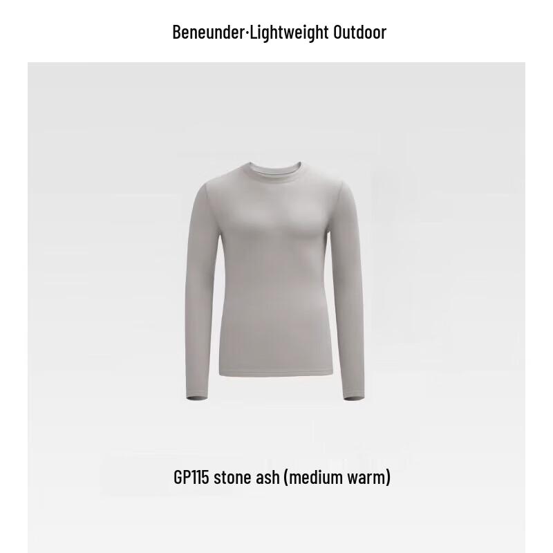 Beneunder Men's Medium Warmth Base Layer Top GP115