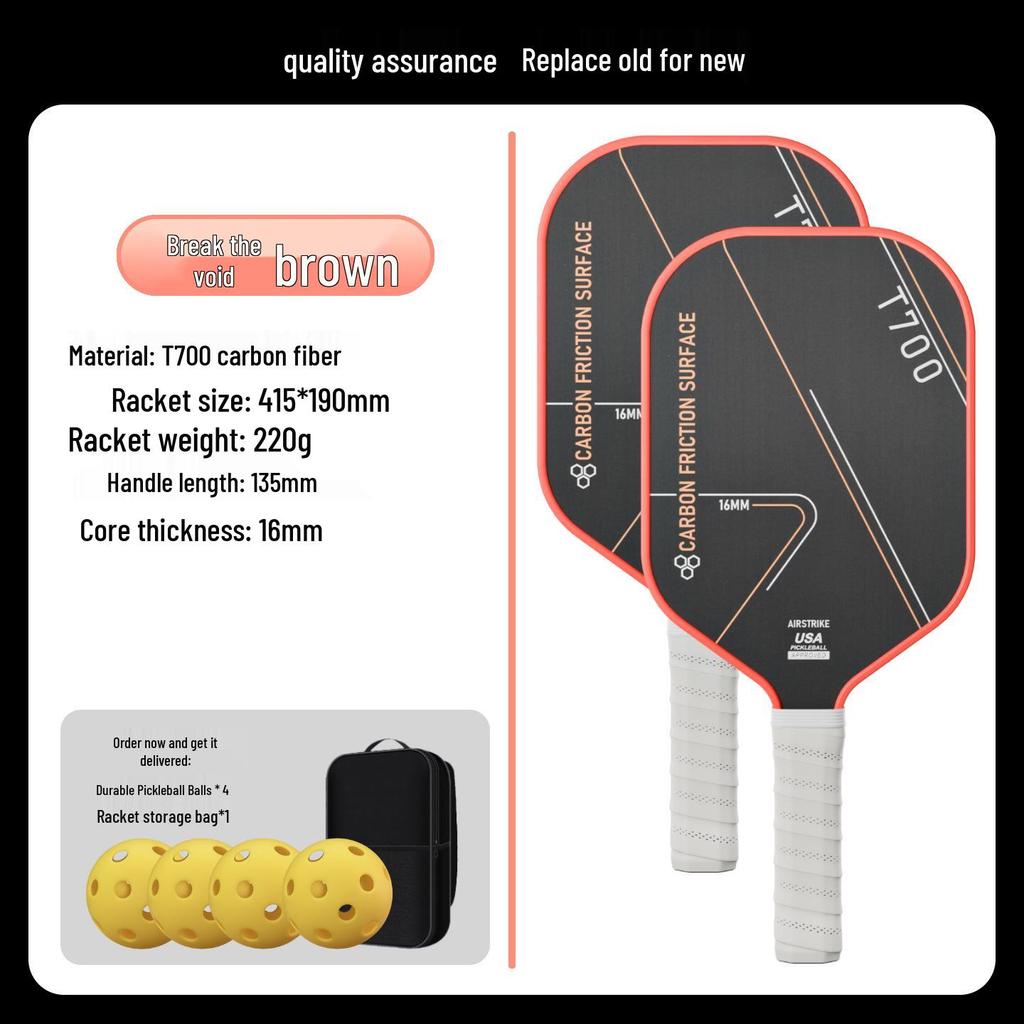 Carbon Fiber Pickleball Paddle Set for Adults & Children