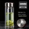 High-Temperature Resistant Double-Layer Printed Borosilicate Glass Tea Cup