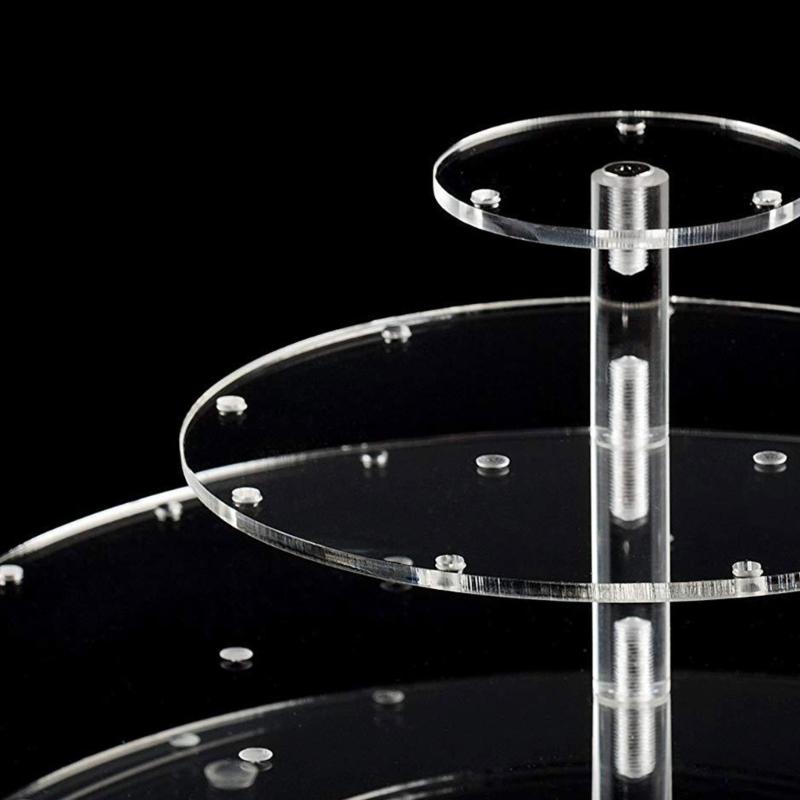 Clear Acrylic Lollipop Stand With 4 Tiered Design 31 Slots For Dessert Display At Event Celebration