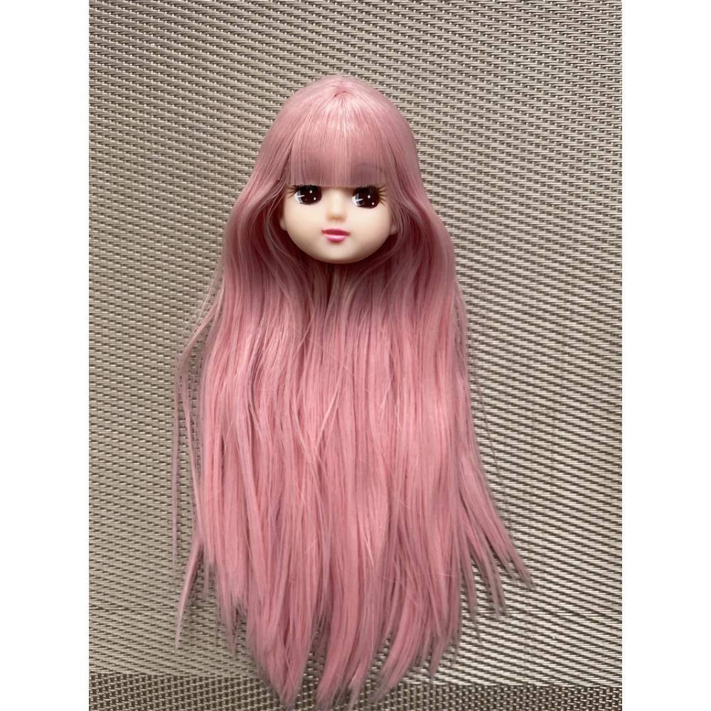 New Anime Figure Doll Blyth Licca Head Plant Hair Braid BOBO Blue Hair Toy Cartoon Doll Girls DIY Dressing Hair Toys Collections