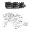 Versatile Front Right Hand Power Master Window Control Switch Lifter Button Window Main Control Switch Regulator Switch,