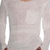 Men O-Neck Long Sleeve Knitting Sweater Solid Color Hollow Out Casual Pullover Sweater